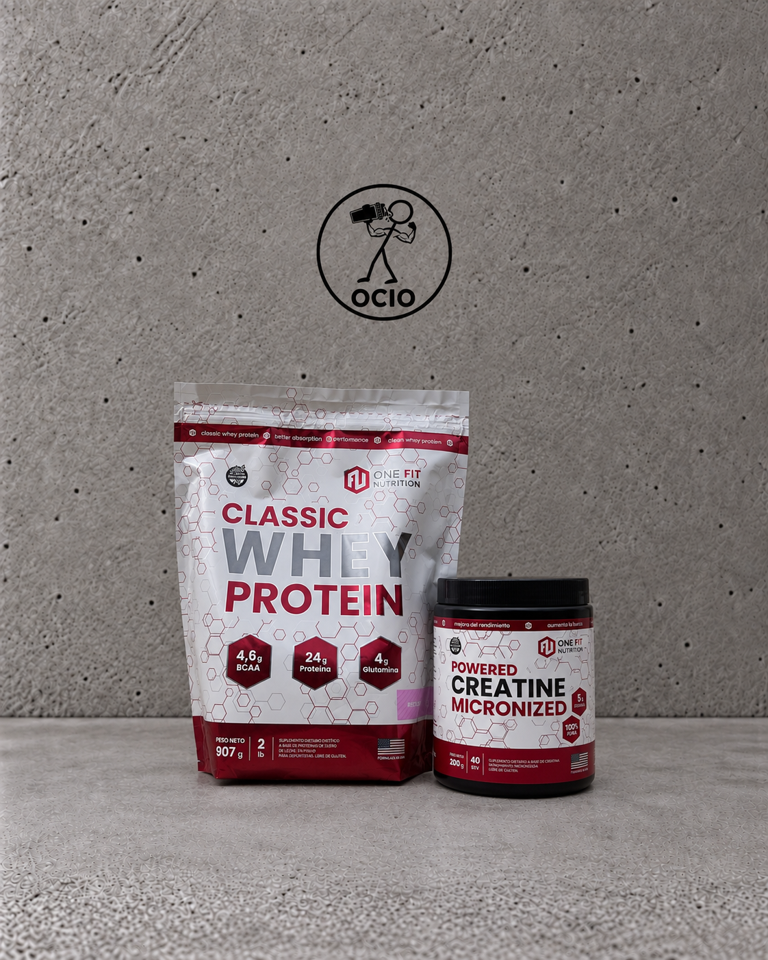 Combo One Fit Nutrition - Whey Protein y Creatina